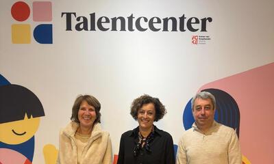 Ine in het Talentcenter